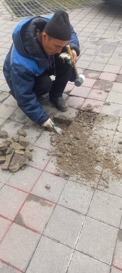 ул. Профсоюзная, д. 68 к. 3 — заменили тротуарную плитку