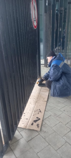 ул. Профсоюзная, д. 68 к. 2, 3, 4 — покрасили ворота на территории